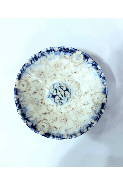 Kütahya Porselen Blue Blanc Reaktif Nano Çay Tabağı 10cm Adet - 2