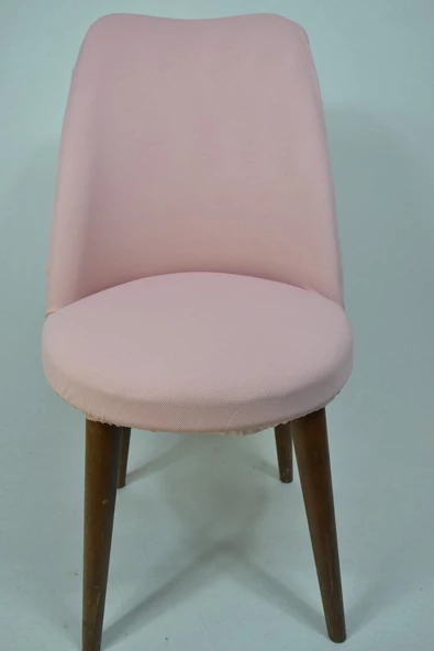 kılıfteks  Retro Oval Pembe Sandalye Örtüsü - Resim 6