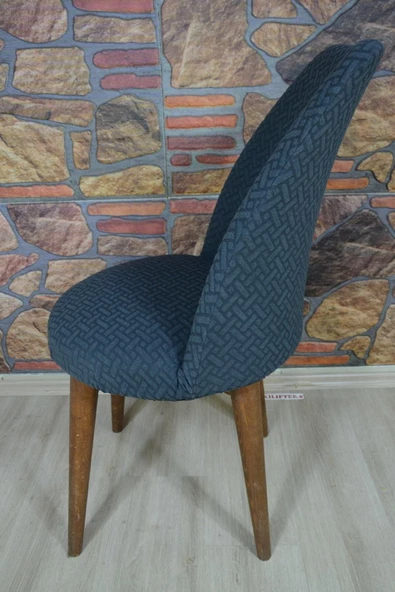 kılıfteks  Retro Sandalye Kılıfı Saçaklı Bambu Kumaş - Resim 4