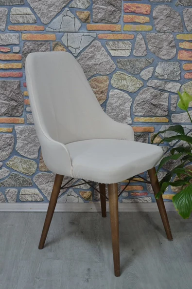 kılıfteks  Kollu Sandalye Kılıfı Lakos Kumaşı Kakao - Resim 5