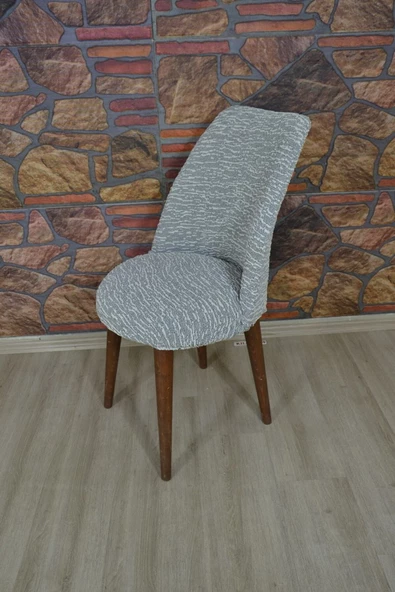 kılıfteks  Retro Sandalye Kılıfı Jakar Kumaş Krem - 5