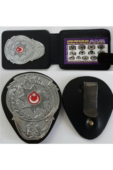 Özel Güvenlik Cüzdanı ,kemer Rozeti Sıparıs Ver