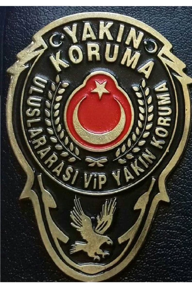 YAKIN KORUMA CÜZDAN ROZETİ SATINAL-SADECE YAKIN KORUMA PERSONELINE SATILIR
