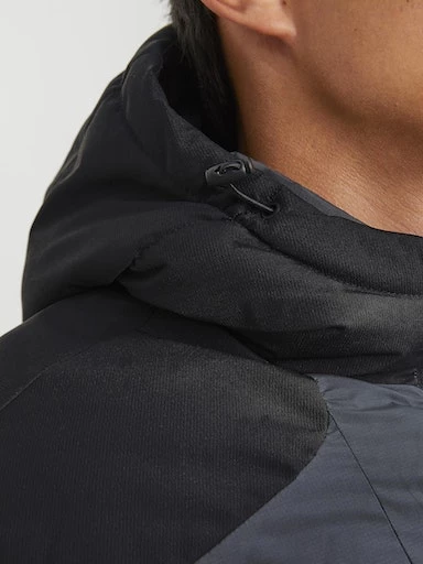 Jack Jones Erkek  Şişme Puffer Gri Mont  12239001G - 3