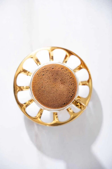 Acar Karius Gold 6'lı Kahve Fincan Takımı HXF-06876 - 3