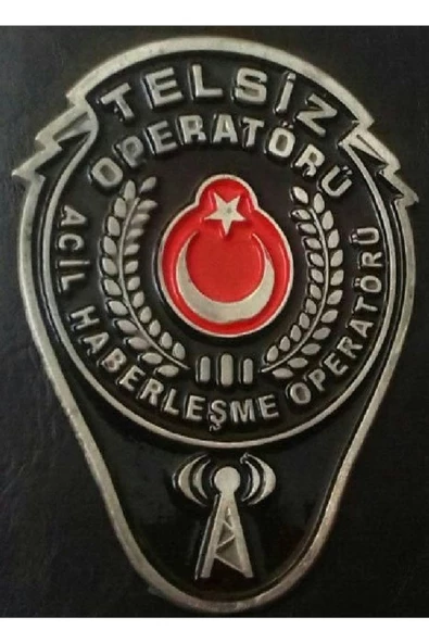 YENI TASARIM.TELSIZ OPERARÖRÜ CÜZDAN ROZETİ AL.SIVILE SATILMAZ.