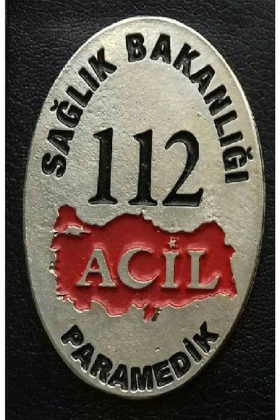 PARAMEDİK 112ACIL,SAĞLIK BAKANLIĞI CÜZDAN ROZETİ SATINAL.SADECE KURUM ADRESINE GÖNDERİLİR.