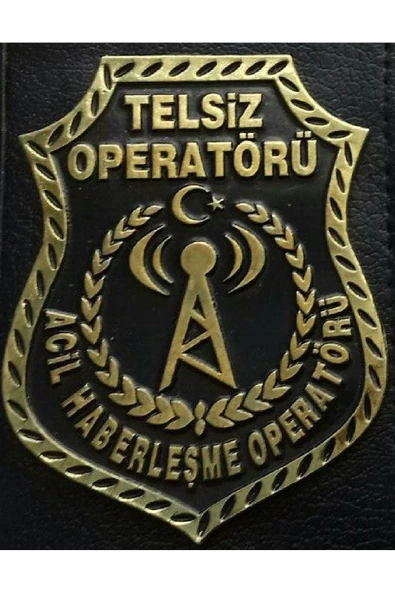 EVET ROZET YENI MODEL.TELSIZ OPERATÖRÜ CÜZDAN ROZETİ AL.SIVILE SATILMAZ.
