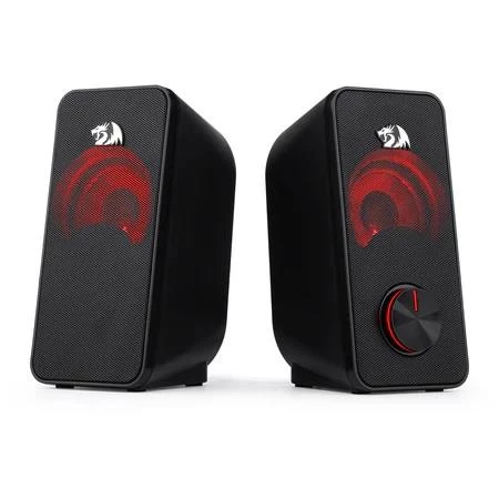 Redragon Stentor GS500 Kırmızı Led Aydınlatmalı 5W x 2 Kablolu 2.0 Stereo Gaming Hoparlör