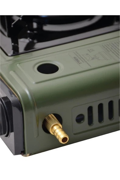 Portatif Tekli Ocak Haki+Hortum Dedantör Set - Resim 3