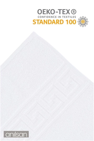 6'lı Greek Beyaz Banyo Havlusu - 70x140cm, 490gr, %100pamuk, Spa Ve Otel Havlusu - 4