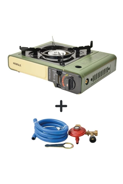 Portatif Tekli Ocak Haki+Hortum Dedantör Set ürün görseli