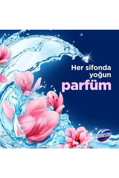 Domestos Tuvalet Bloğu Manolya Buketi 3 x 100 G - Resim 4