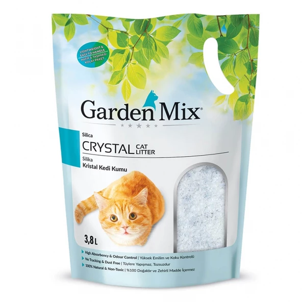 Gardenmix Silika Kristal Kedi Kumu 3,8 Lt