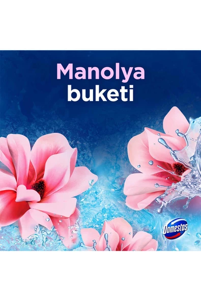 Domestos Tuvalet Bloğu Manolya Buketi 3 x 100 G - Resim 6