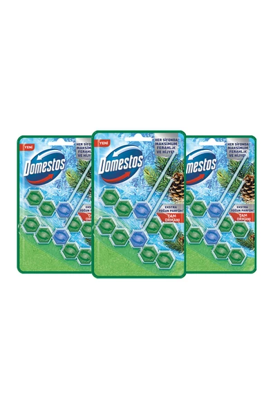 Domestos Wc Blok 5'li Güç Çam Ferahlığı Maksimum Hijyen 3 x 100 gr - 2