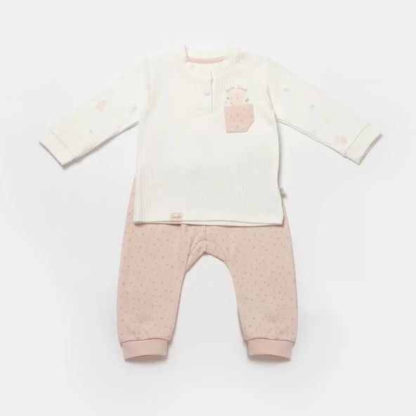Koala Jungle 2'li Bebek Takım  Pembe