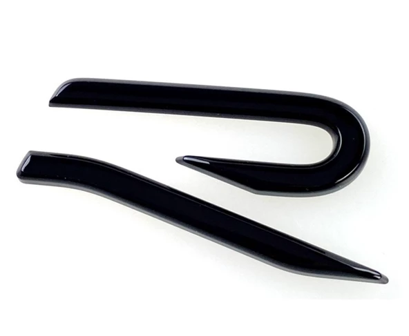 VW Yeni R Bagaj Logosu Parlak Siyah - Resim 2