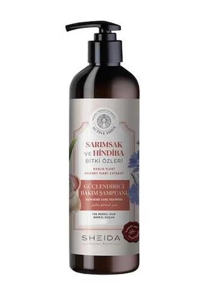 Sheida Active Shine Sarımsak Ve Hindiba 500 Ml Şampuan