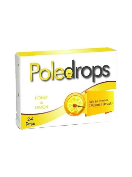 Poledrops Ballı Limonlu 24 Pastil