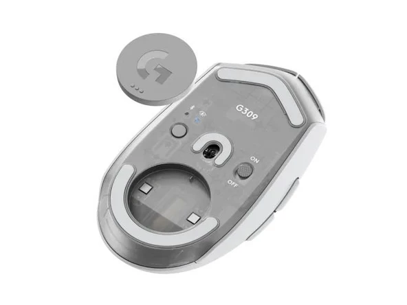 Logitech G309 Lightspeed Hero Optik Kablosuz Oyuncu Mouse - Beyaz - 5