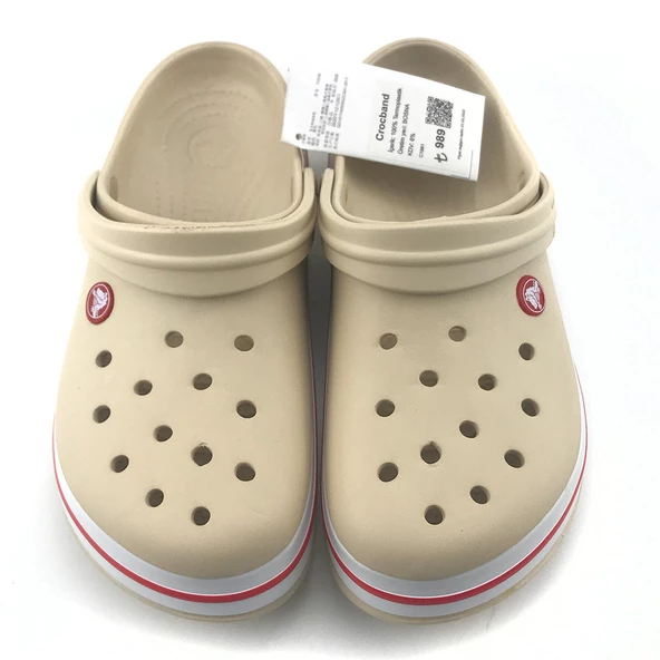 CROCS CROCBAND UNİSEX BEJ TERLİK