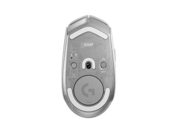 Logitech G309 Lightspeed Hero Optik Kablosuz Oyuncu Mouse - Beyaz - 6