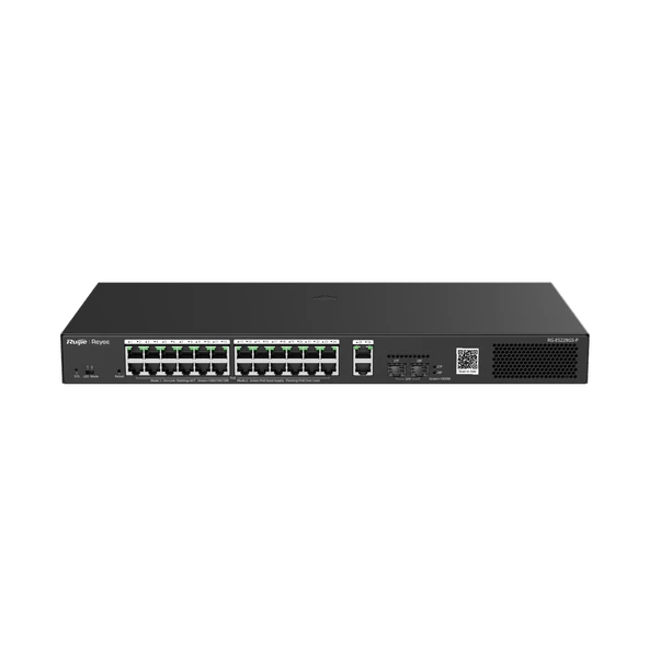 RUİJİE-REYEE RG-ES228GS-P 28 PORT 24XGE-2XGE/SFP 370W POE SWİTCH