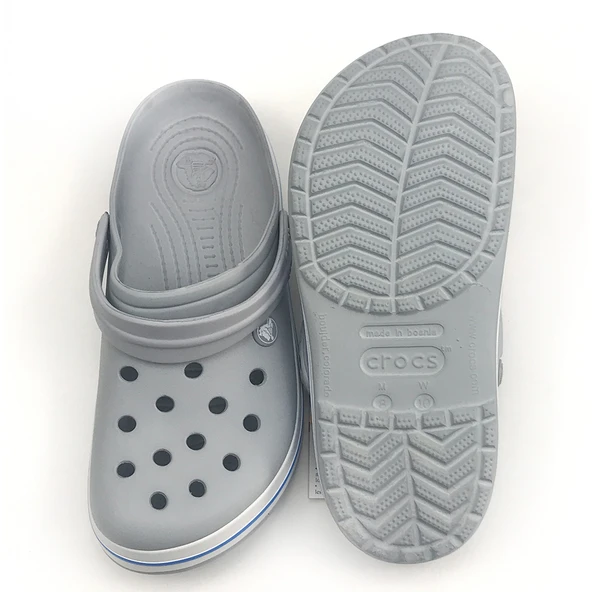 CROCS CROCBAND UNİSEX GRİ MAVİ TERLİK - 4