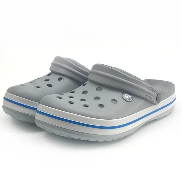 CROCS CROCBAND UNİSEX GRİ MAVİ TERLİK