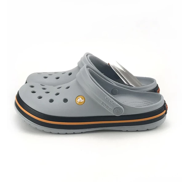 CROCS CROCBAND UNİSEX GRİ TURUNCU TERLİK - 2