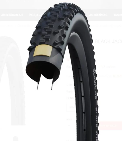 SCHWALBE SCHWALBE BLACK JACK 24x2.10 K-GUARD Telli Bisiklet Dış Lastik