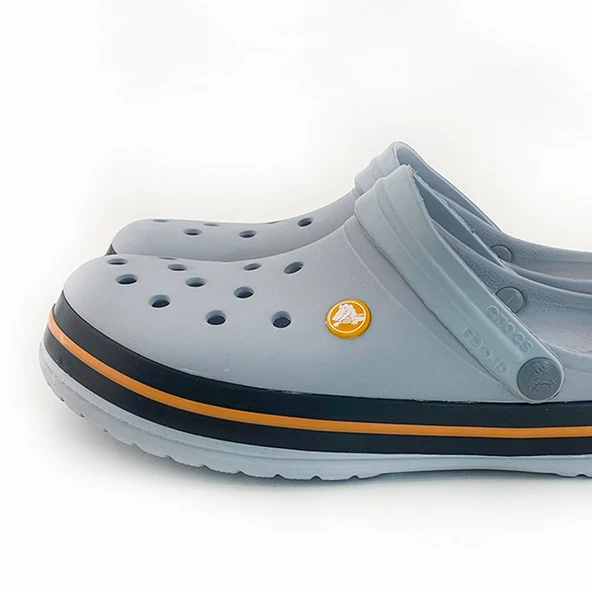 CROCS CROCBAND UNİSEX GRİ TURUNCU TERLİK - 2