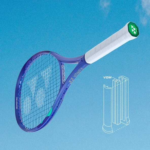 Yonex Ezone 100 300 Tenis Raketi (Kordajsız) - Lapis Mavi - 10