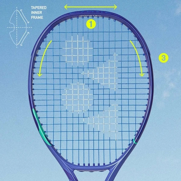 Yonex Ezone 100 300 Tenis Raketi (Kordajsız) - Lapis Mavi - 11