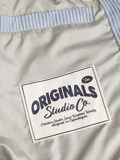 Jack Jones Erkek Mountain Spring Outdoor  Yüksek Yaka  Mavi Mont 12260464M - Resim 3