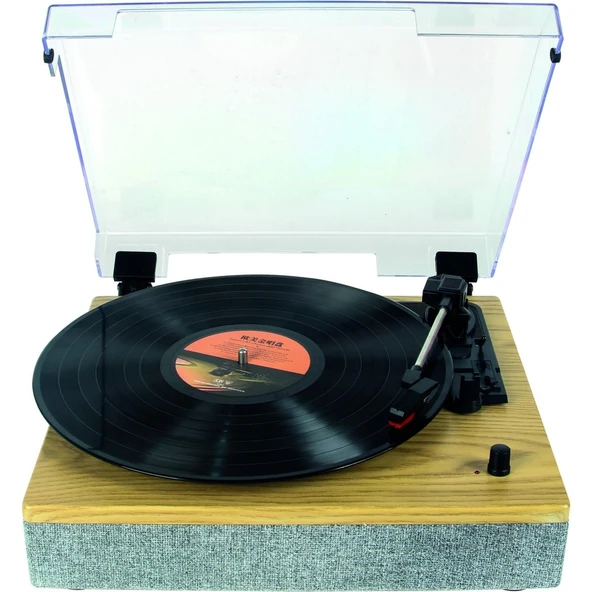 KTOOLS LONG PLAY PERA WOODEN TURNTABLE