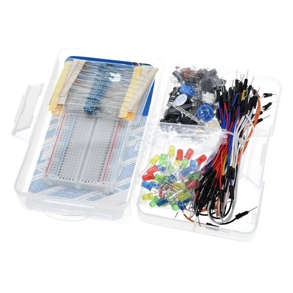 Elektronik Başlangıç Seti Arduino Starter Kit Şeffaf Çantada - 2