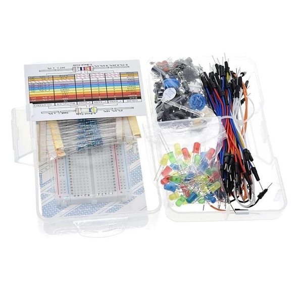 Elektronik Başlangıç Seti Arduino Starter Kit Şeffaf Çantada - 3