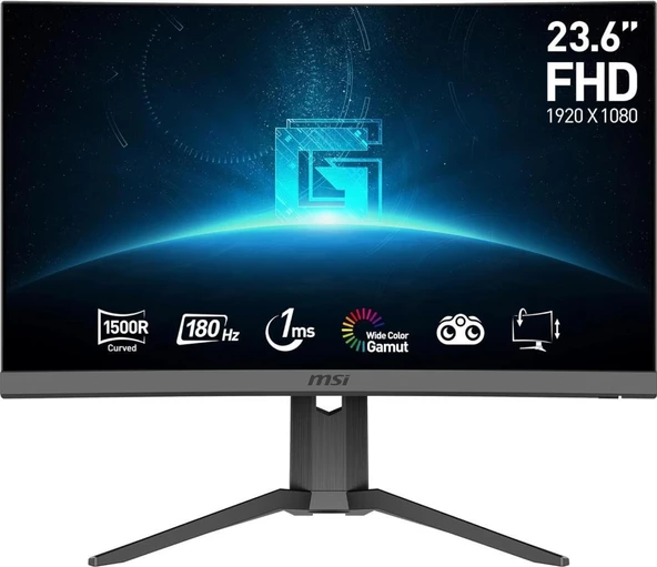 MSI G24C6P E2 23.6" 1 ms Full HD Curved 180 Hz Oyuncu Monitörü