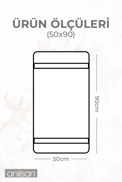 6'lı Beyaz Bordürlü El Havlusu - 50x90 Cm, 250 Gr, %100 Pamuk, Spa Ve Otel Havlusu - 4