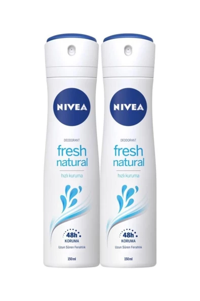 Nivea Fresh Natural Kadın Sprey Deodorant 150 ML x 2