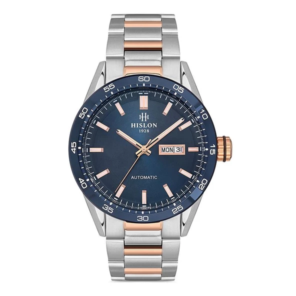 Hislon Men's Solid SD107T-11SR Erkek Kol Saati