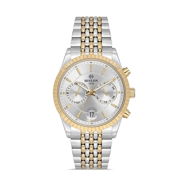 Hislon Men's Date DT145T-02SG Erkek Kol Saati