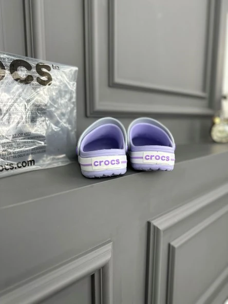 CROCS CROCBANT KADIN LİLA GRİ - 3