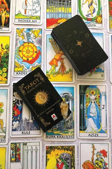 Tarot Klasik Deste, 78 Kart Ve Anahtar Kitap - 5