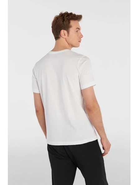 HUMMEL ERKEK KISA KOL T-SHIRT hmlELEMENTAL LOGO COTTON TEE 911947 - 7