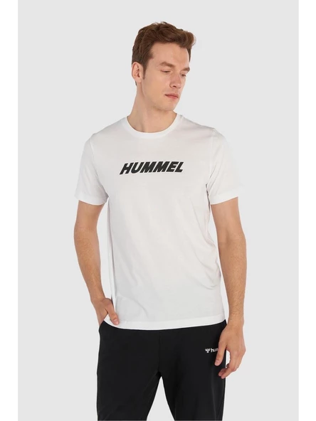 HUMMEL ERKEK KISA KOL T-SHIRT hmlELEMENTAL LOGO COTTON TEE 911947 - 5