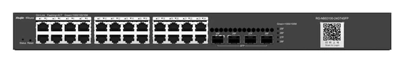 RUİJİE-REYEE  RG-NBS3100-24GT4SFP 24XGE-4XGE/SFP YÖNETİLEBİLİR F.GİGABİT NETWORK SWİTCH