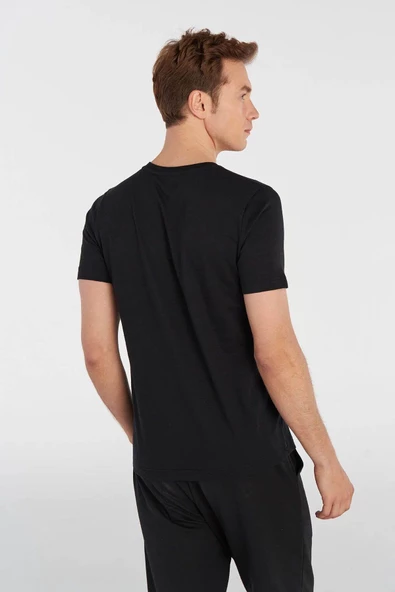 HUMMEL ERKEK KISA KOL T-SHIRT hmlELEMENTAL LOGO COTTON TEE 911947 - 3